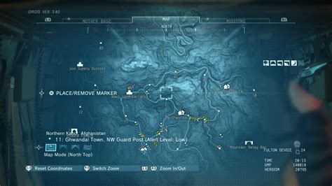 metal gear phantom pain map